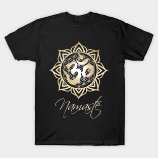 Namaste flower of life Mandala T-Shirt